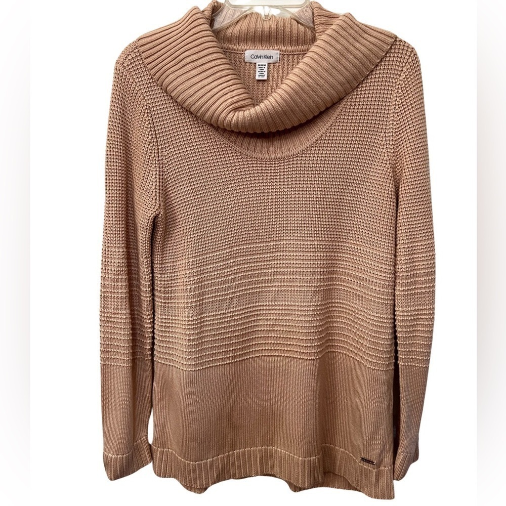 Calvin Klein ribbed turtleneck sweater new